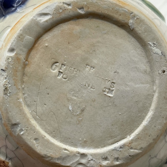 FF Fisherman’sFortune Grape Crackle Ceramic Bowl - Picture 12 of 12